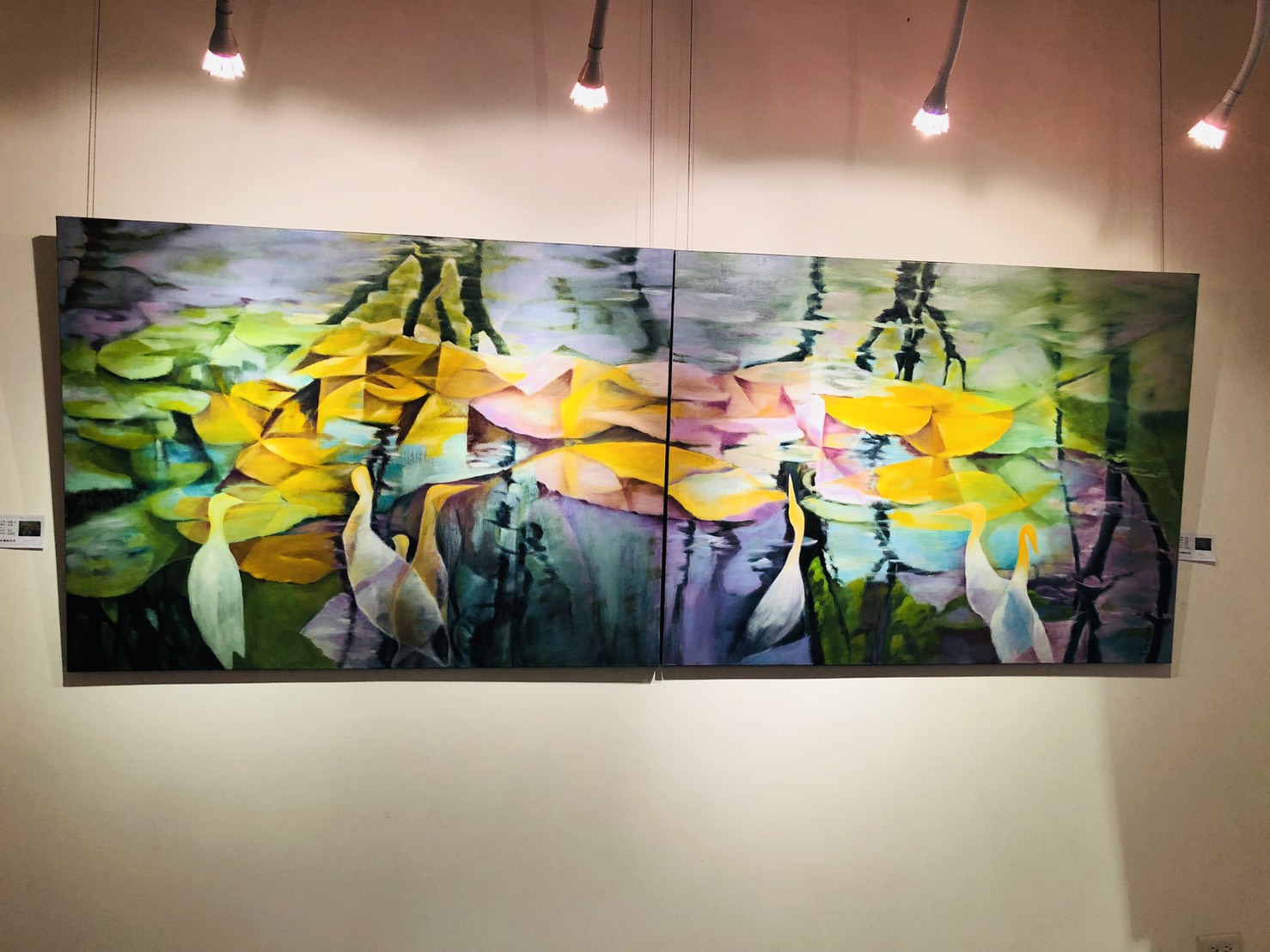 黃國豐老師的油畫個展 「意象·印象 意隨緣起」